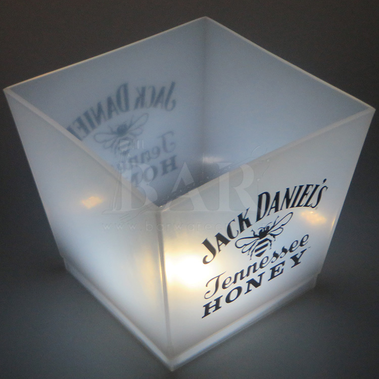 White LED Ice Bucket