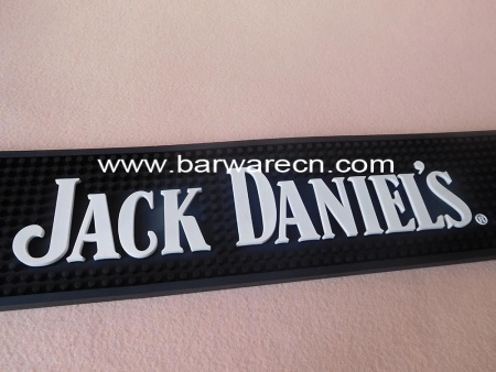 tappetino da bar nero panieri con jack daniels 