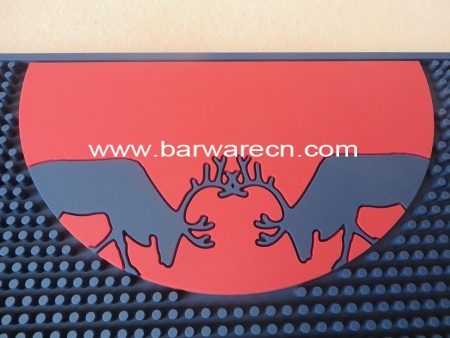 nuovo logo personalizzato 3d red bull in pvc bar runners in rilievo 