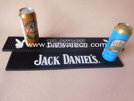 tappetino da bar nero panieri con jack daniels 