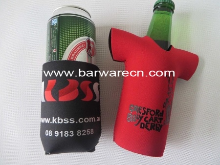 Raffreddatore di bottiglie di birra in neoprene con logo stampato 