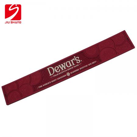 3d personalizzato logo pvc birra bar runner 