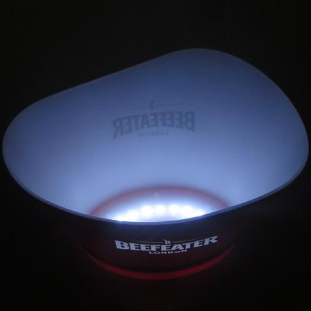 benna portafrigeratore a led con logo svuotato 