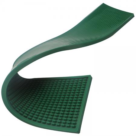 tappetino antigoccia in plastica resistente in pvc verde 