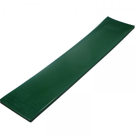 tappetino antigoccia in plastica resistente in pvc verde 