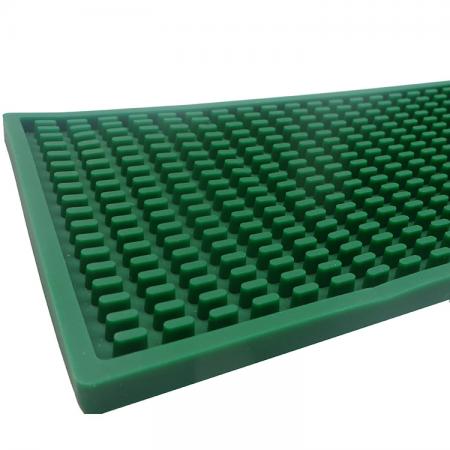 tappetino antigoccia in plastica resistente in pvc verde 