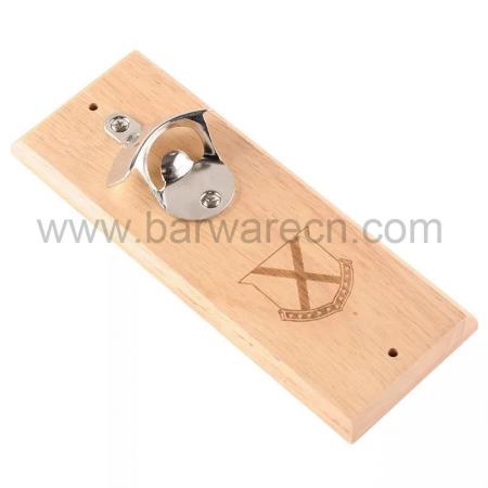 bar decorazione della parete magnetica apribottiglie in legno appeso a parete artigianato 