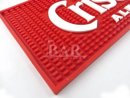 tappetino da bar in cristallo morbido pvc personalizzato 