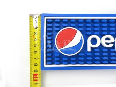 produttore di tappetini antiscivolo in PVC pepsi blu 