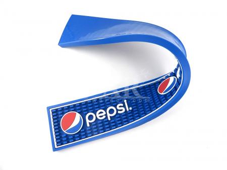 produttore di tappetini antiscivolo in PVC pepsi blu 