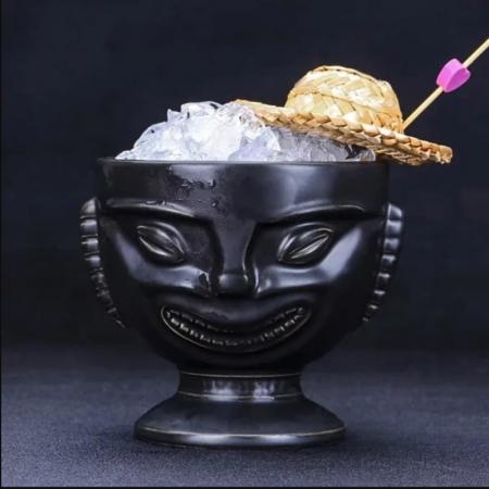 diskon cocktail bar retrò hawaii tiki totem mug gelas - 