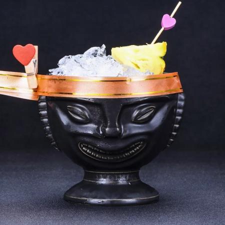 diskon cocktail bar retrò hawaii tiki totem mug gelas - 