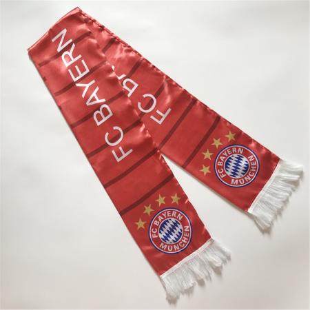 regalo sciarpa sciarpa logo personalizzato poliestere trasferimento termico fan fc tifo sciarpa 